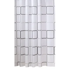 Duschvorhang 180 x 200 cm Quadrate