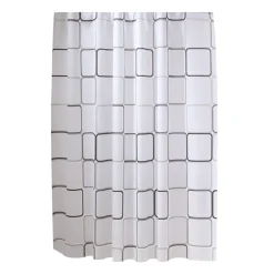 Duschvorhang 180 x 200 cm Quadrate