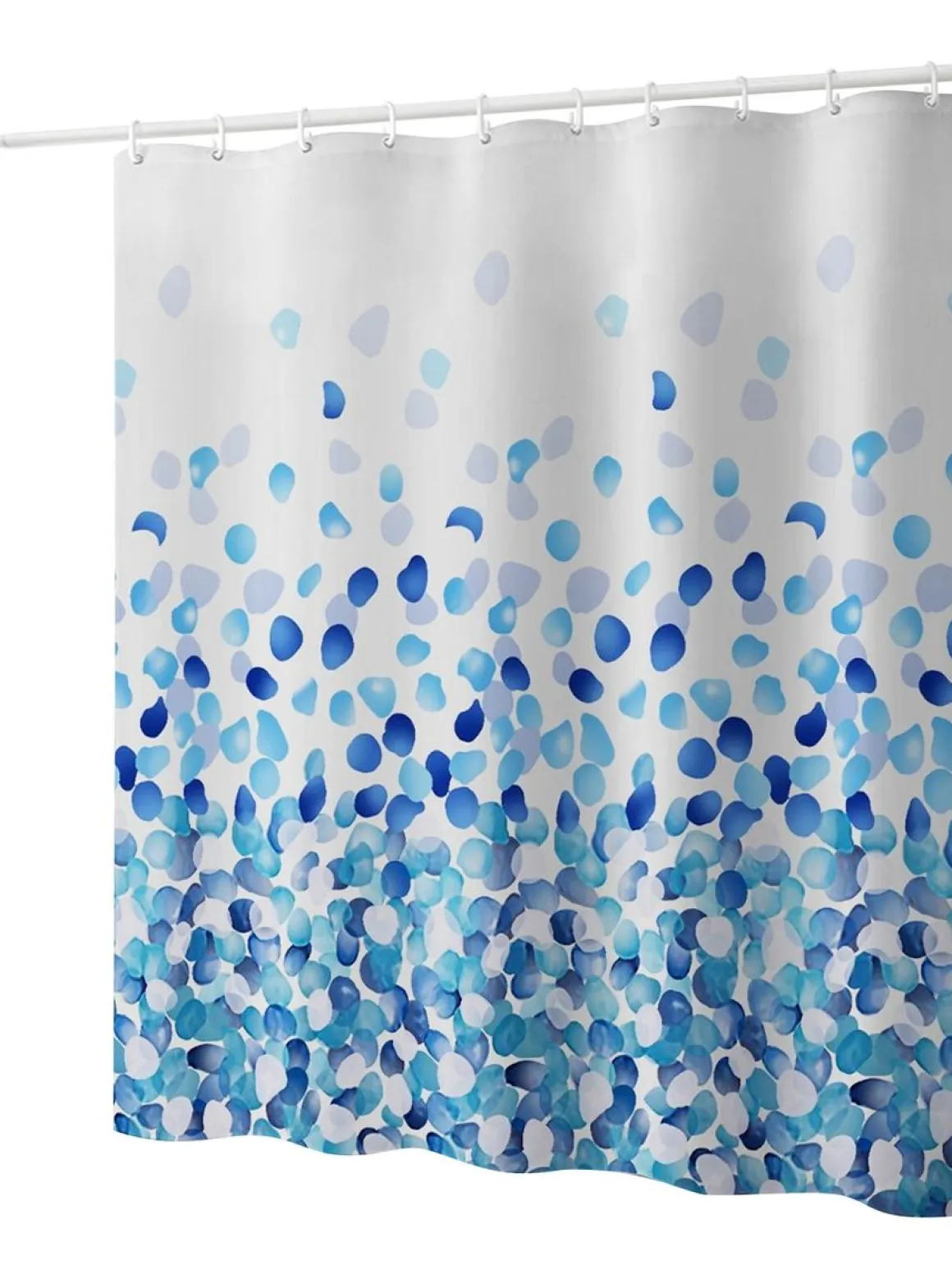 Duschvorhang 180 x 200 cm Regentropfen