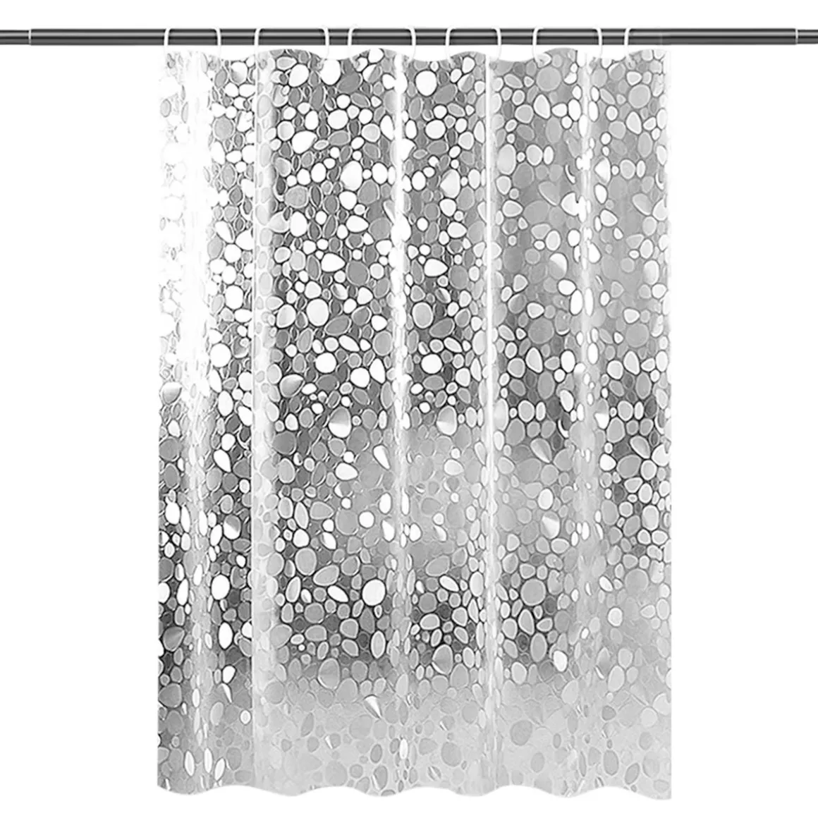 Duschvorhang 180 x 200 cm Steine