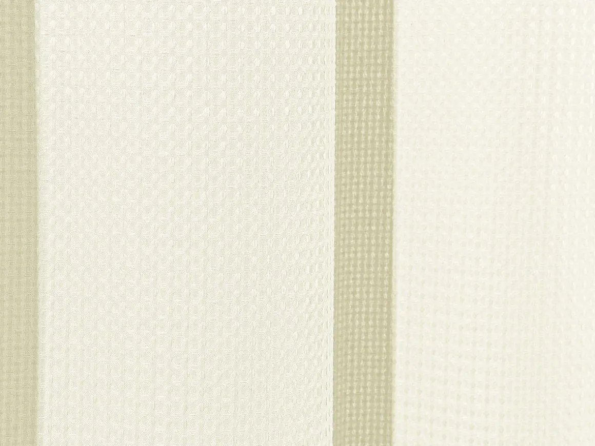 Duschvorhang 182 x 182 cm Waffel beige