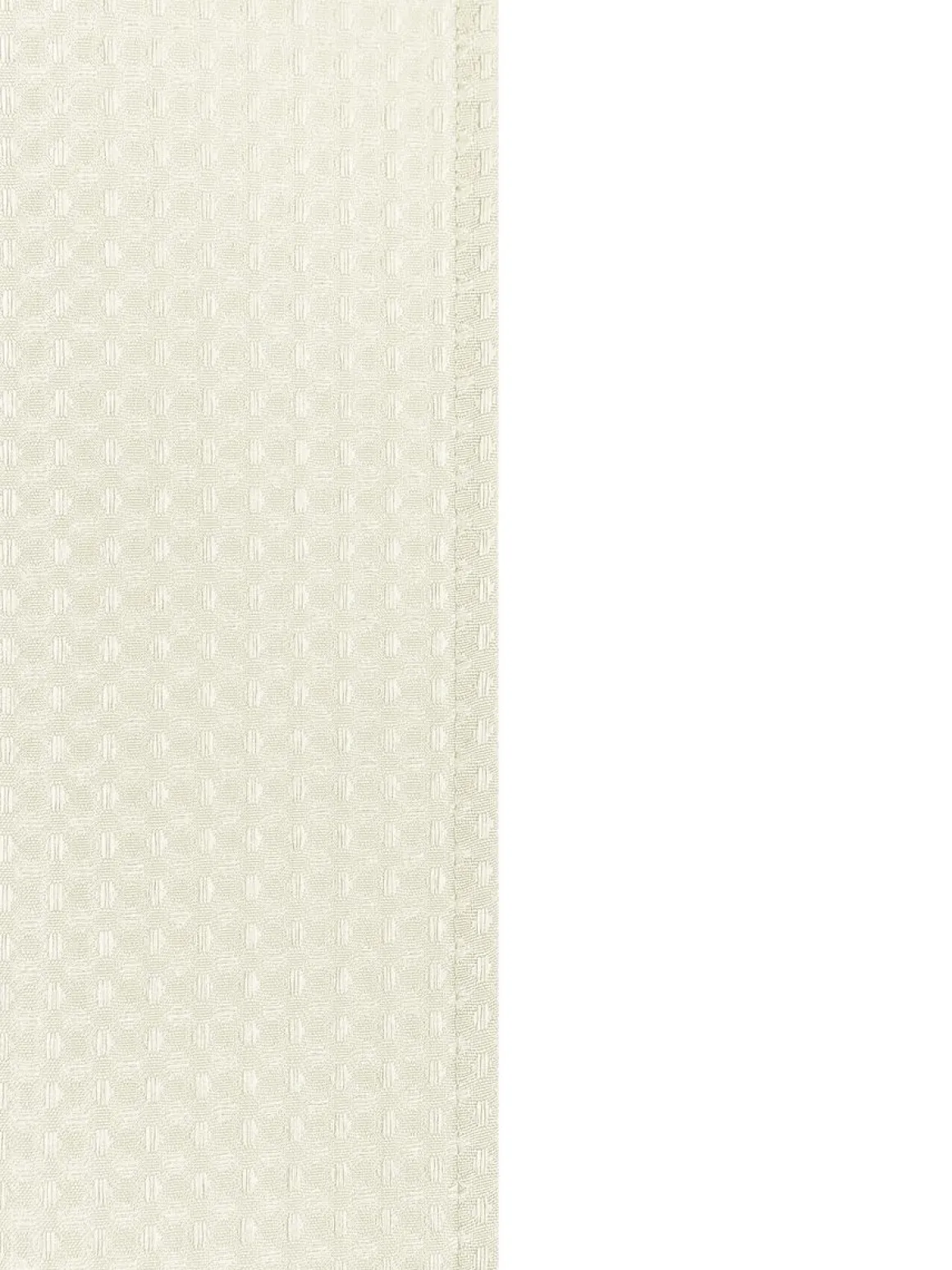 Duschvorhang 182 x 182 cm Waffel beige