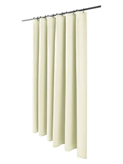 Duschvorhang 182 x 182 cm Waffel beige