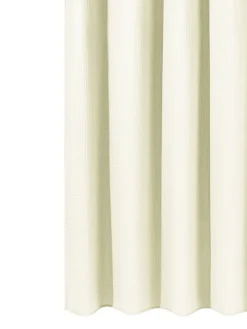 Duschvorhang 182 x 182 cm Waffel beige