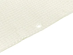 Duschvorhang 182 x 182 cm Waffel beige