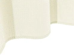 Duschvorhang 182 x 182 cm Waffel beige