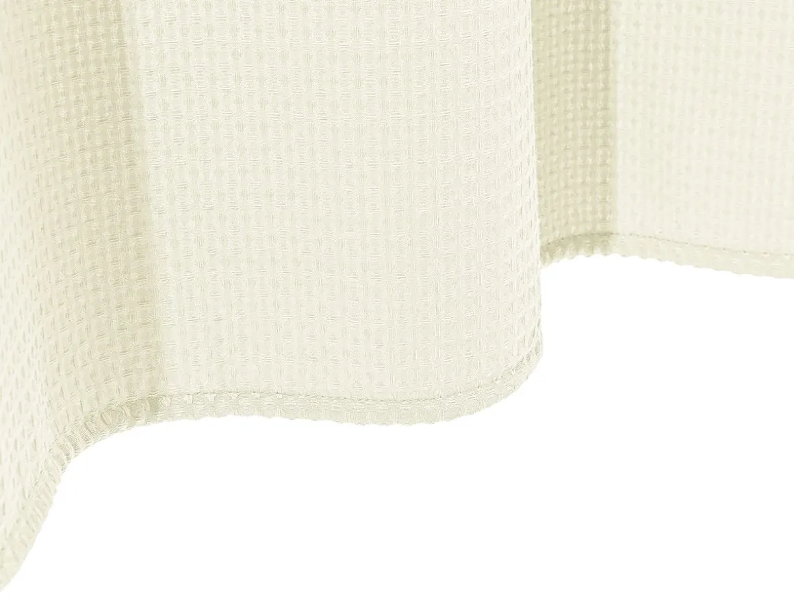 Duschvorhang 182 x 182 cm Waffel beige