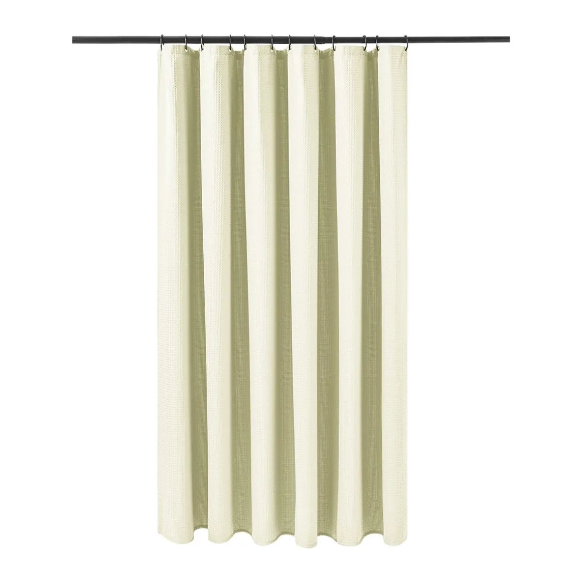 Duschvorhang 182 x 182 cm Waffel beige
