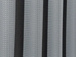 Duschvorhang 182 x 182 cm Waffel grau