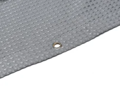 Duschvorhang 182 x 182 cm Waffel grau