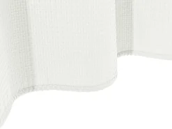Duschvorhang 182 x 182 cm Waffel weiss