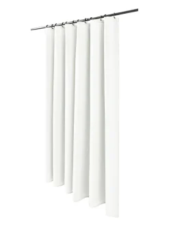 Duschvorhang 182 x 182 cm Waffel weiss