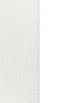 Duschvorhang 182 x 182 cm Waffel weiss