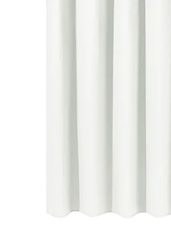 Duschvorhang 182 x 182 cm Waffel weiss