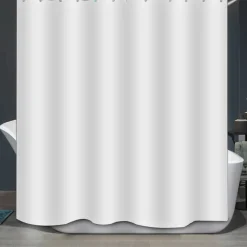 Duschvorhang 180 x 200 cm weiss