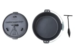 Dutch Oven Set 4.5L mit Standfüssen