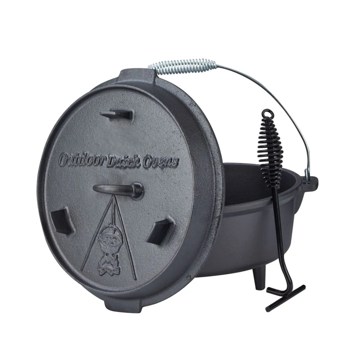 Dutch Oven Set 7L mit Standfüssen