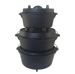 Dutch Oven Set 9L mit Standfüssen