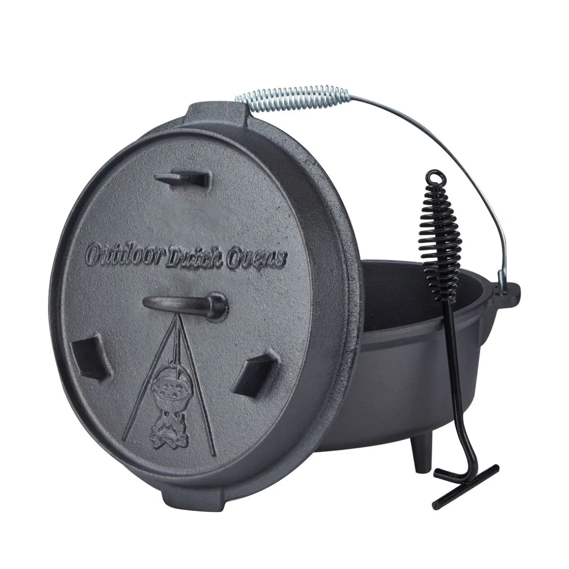 Dutch Oven Set 9L mit Standfüssen