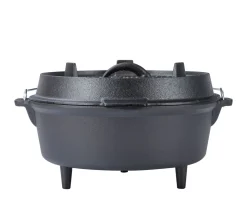 Dutch Oven Set 9L mit Standfüssen