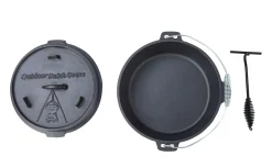 Dutch Oven Set 9L mit Standfüssen