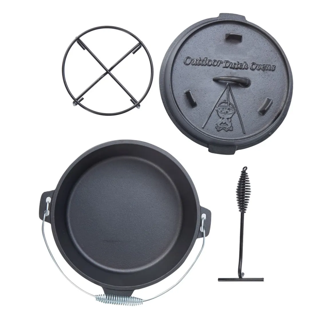 Dutch Oven Set 9L mit Untersetzer