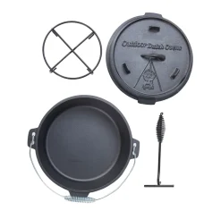 Dutch Oven Set 4.5L mit Untersetzer