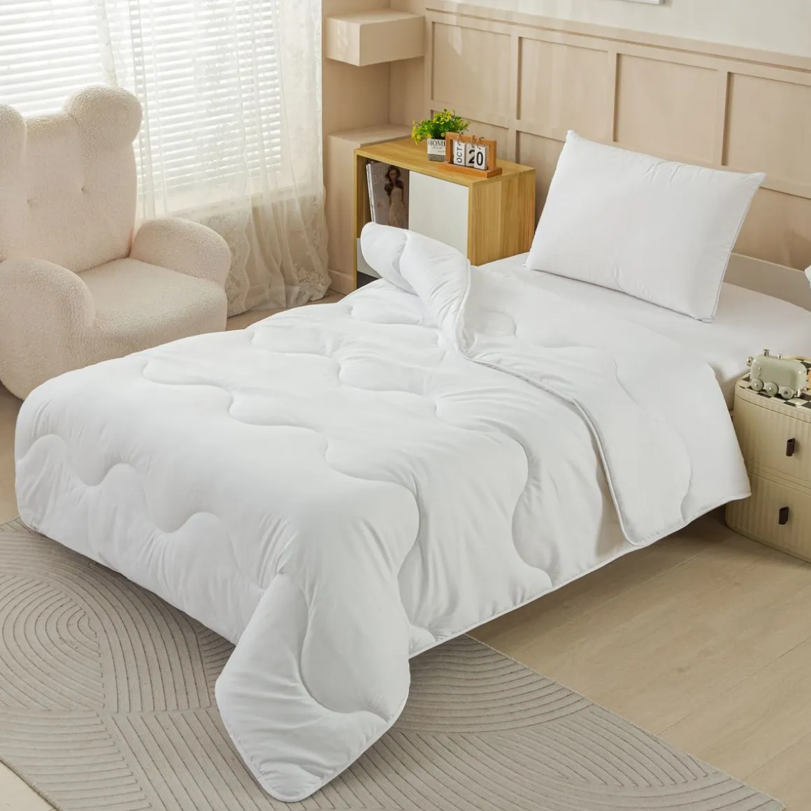 Duvet mit Kunstfasern WELLEN 200 x 220 cm