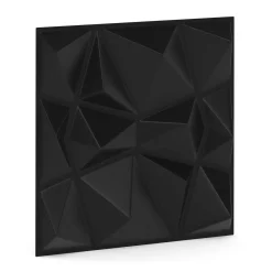 3D Wandpaneel 33er Set schwarz