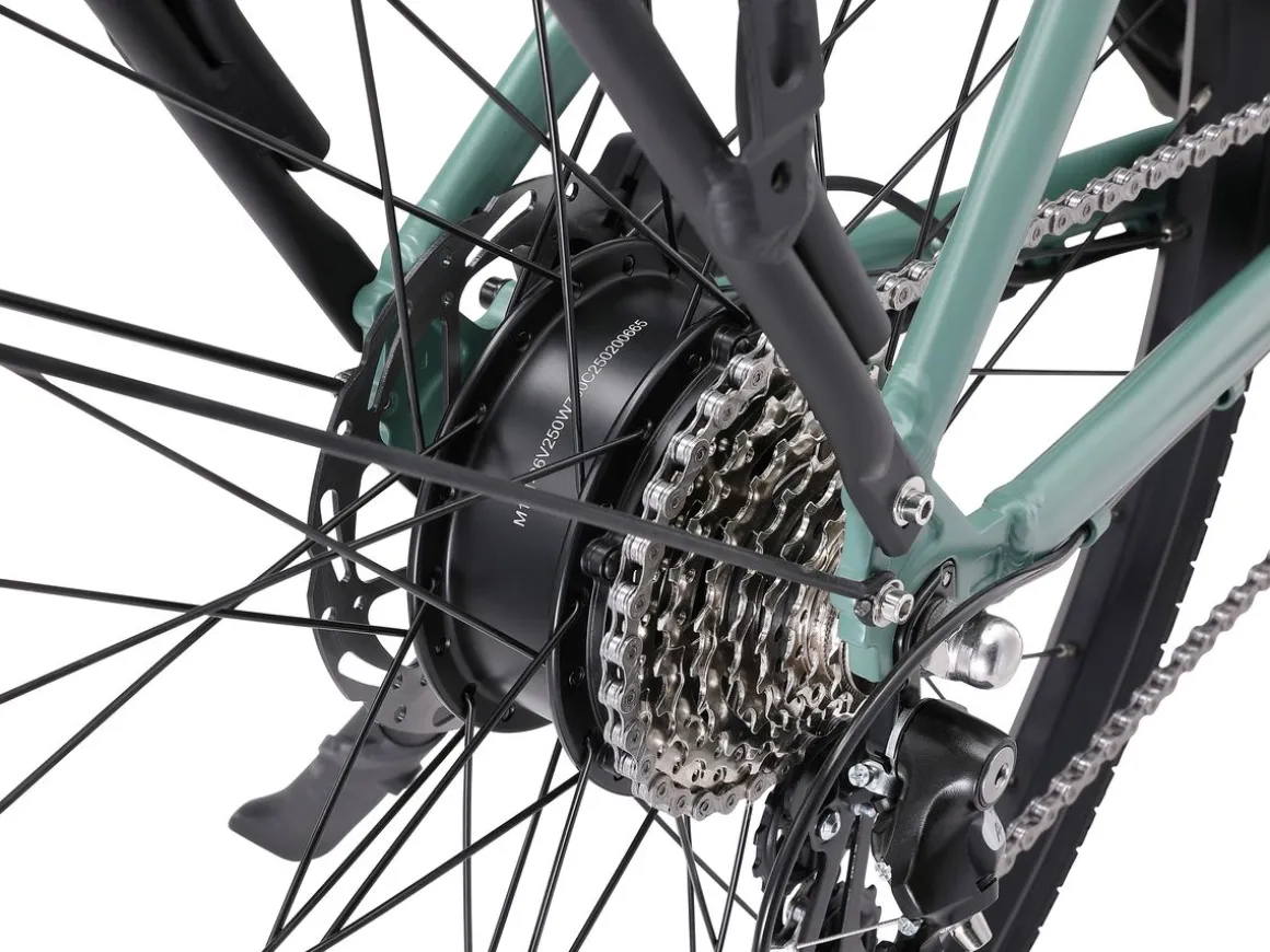 E-Bike Citybike CRUZE grün