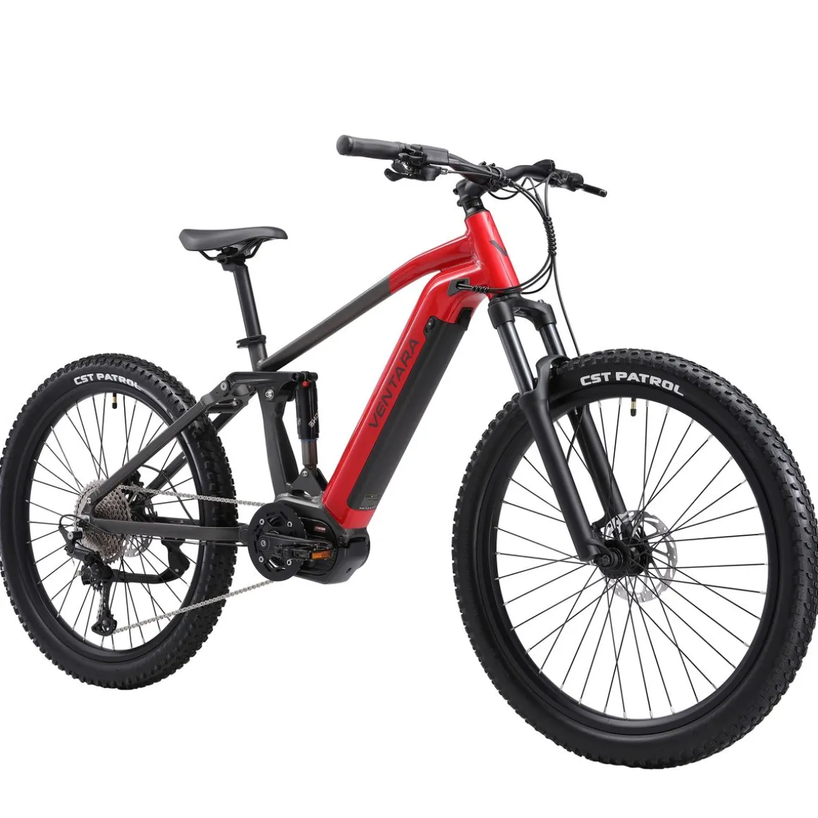 E-Bike Fully Mountainbike 27.5" ROCA S/M rot