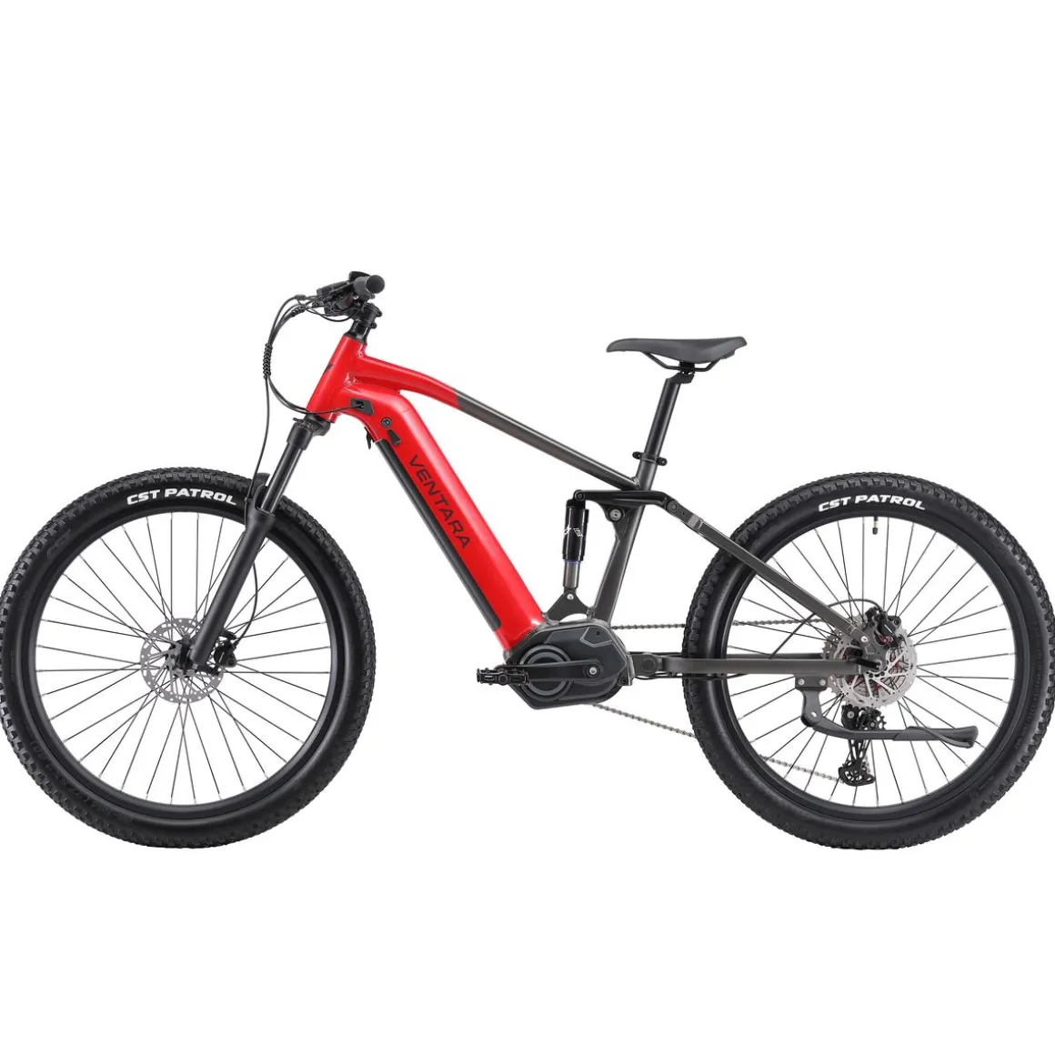 E-Bike Fully Mountainbike 27.5" ROCA S/M rot