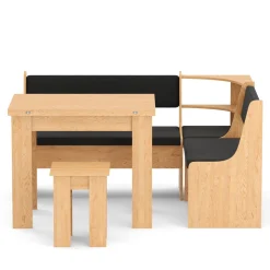 Eckbankgruppe CORNELIA 3-teilig braun/schwarz