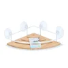 Eckregal Badezimmer Bambus 20 x 20 cm