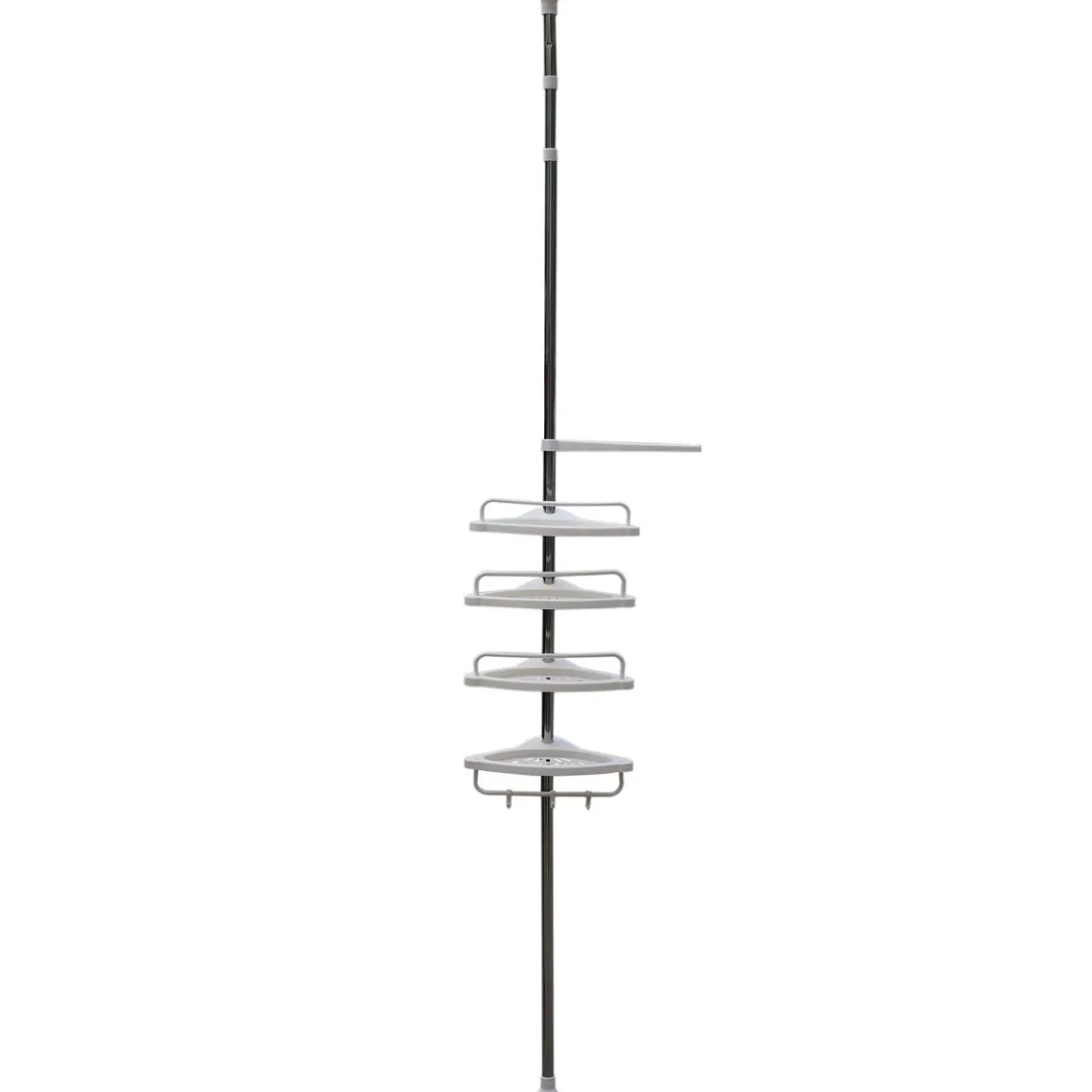 Eckregal Duschablage 120-320 cm weiss