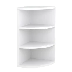 Eckregal mit 4 Ebenen MARKUS 30 x 60 cm weiss