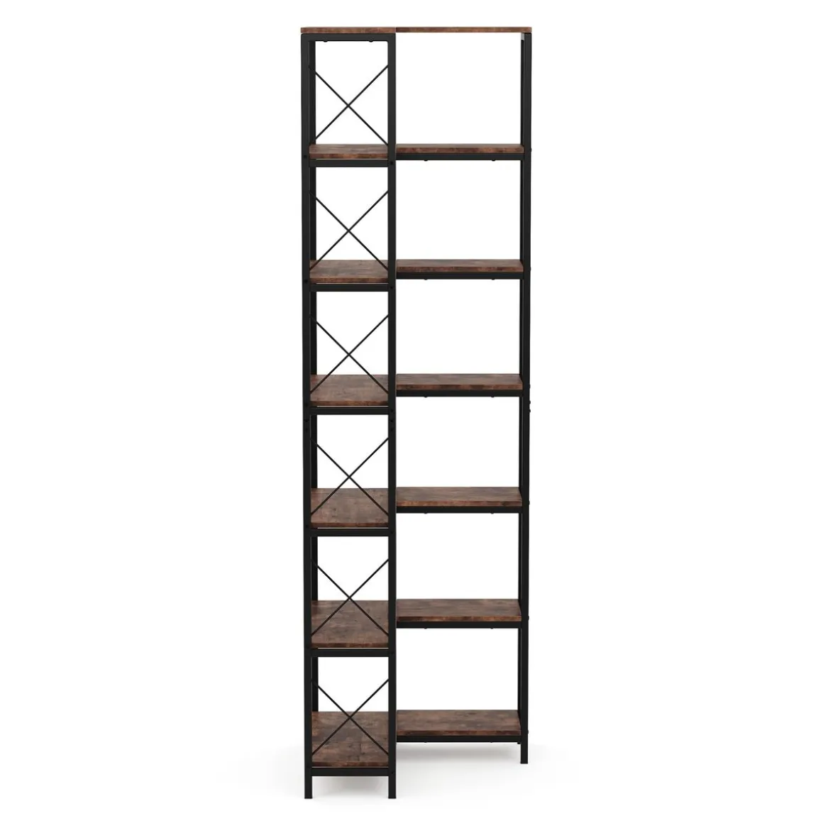 Eckregal Vintage BONITA mit 7 Ebenen 72 x 200 cm