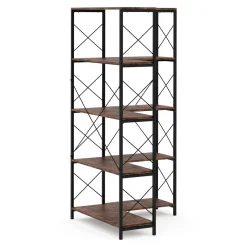 Eckregal Vintage BONITA mit 5 Ebenen 100 x 167 cm