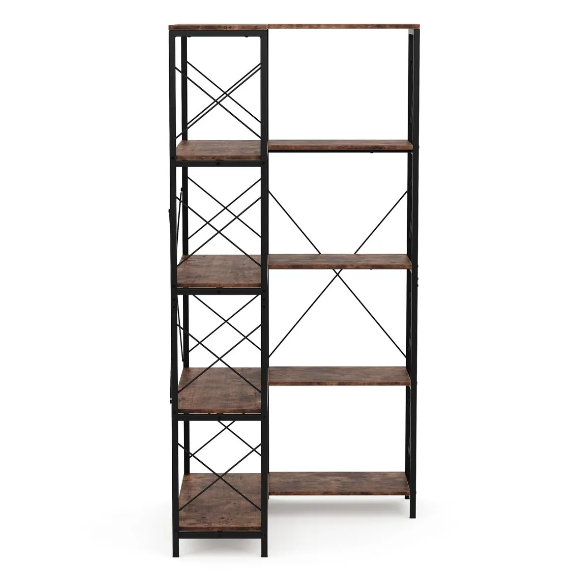 Eckregal Vintage BONITA mit 5 Ebenen 100 x 167 cm