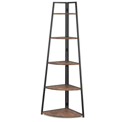 Eckregal Vintage BONITA mit 5 Ebenen 65 x 178 cm