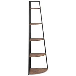 Eckregal Vintage BONITA mit 5 Ebenen 65 x 178 cm