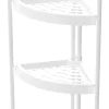 Eckregal 23 x 86 cm weiss