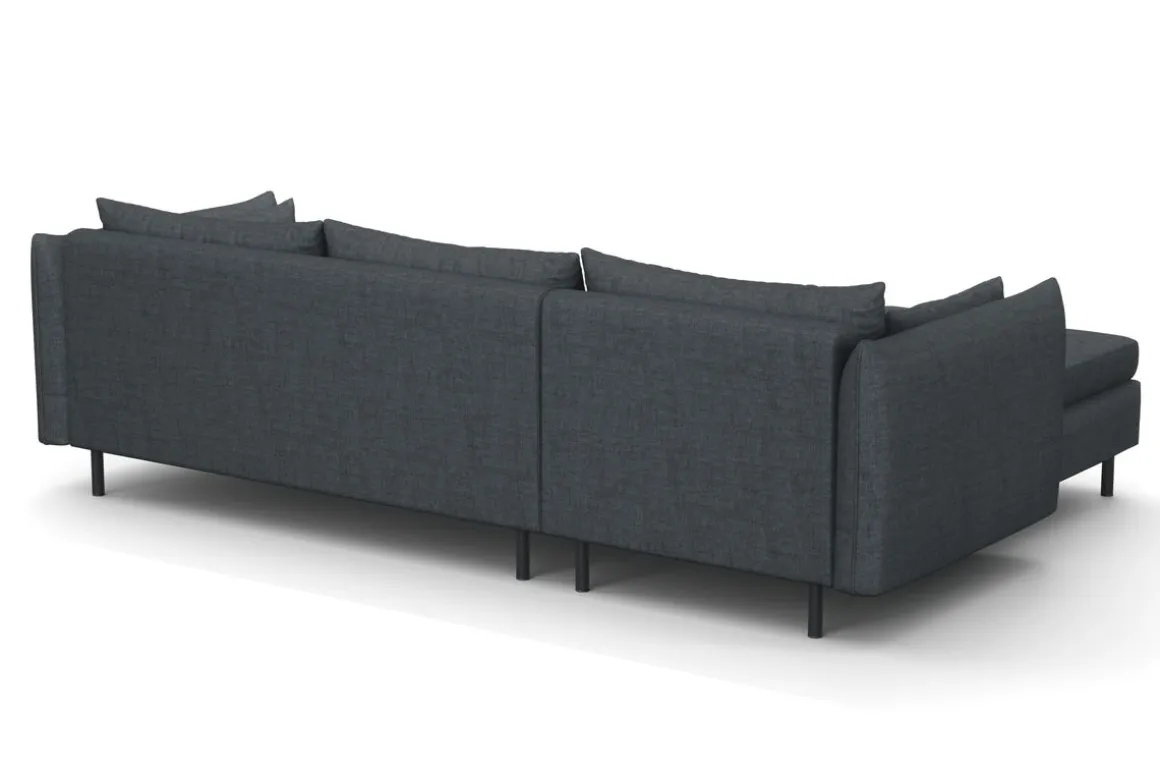 Ecksofa AIDEN links anthrazit