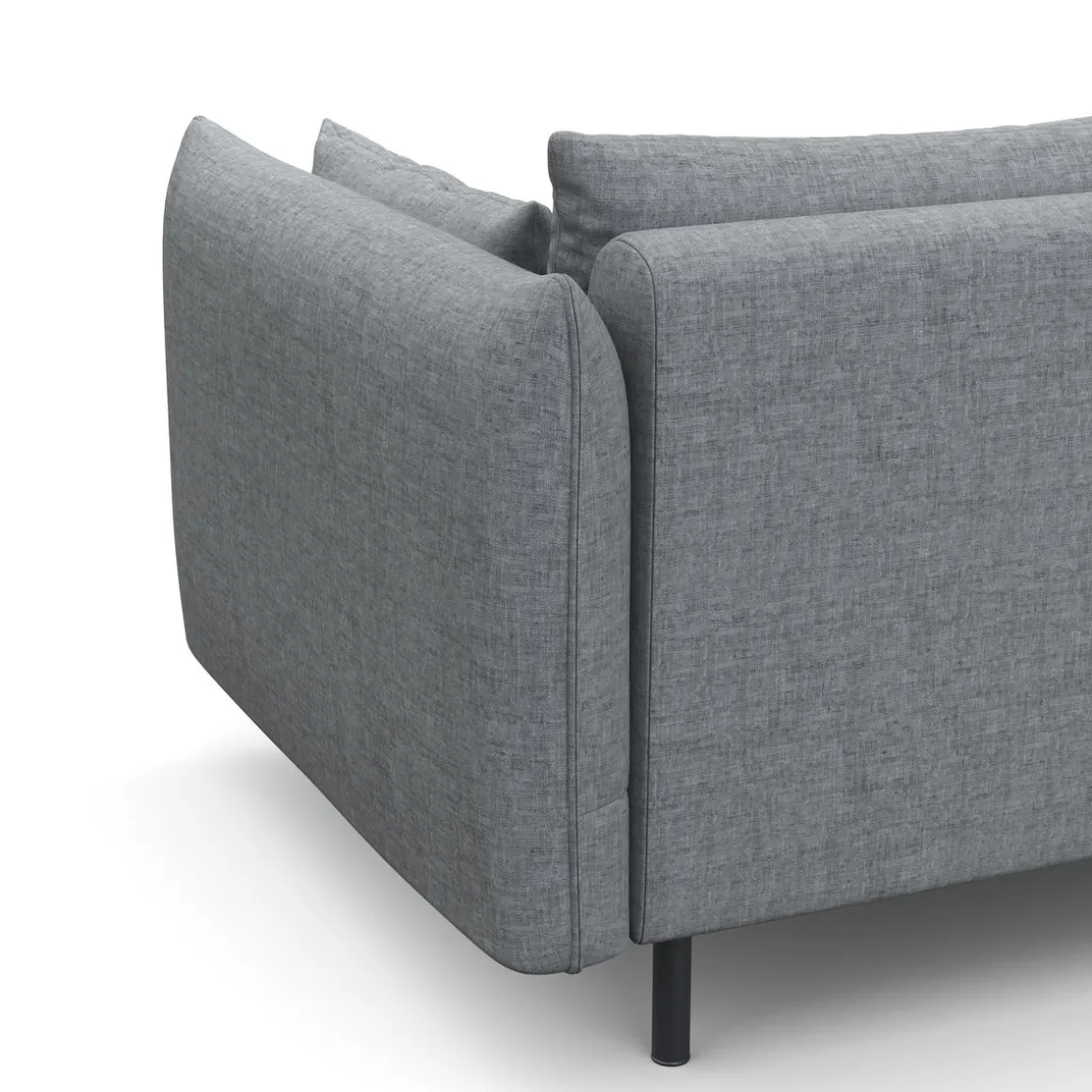 Ecksofa AIDEN links grau