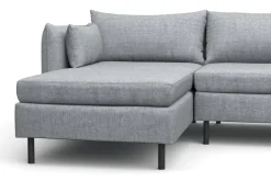 Ecksofa AIDEN links grau