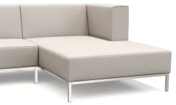 Ecksofa ALEXANDER rechts beige