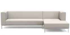 Ecksofa ALEXANDER rechts beige