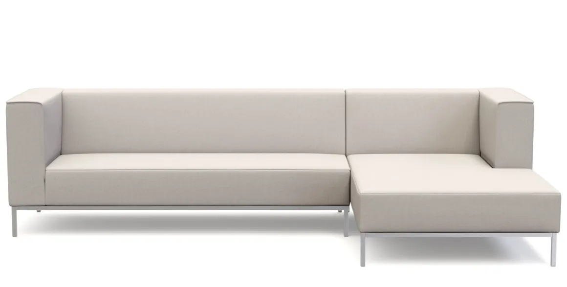 Ecksofa ALEXANDER rechts beige