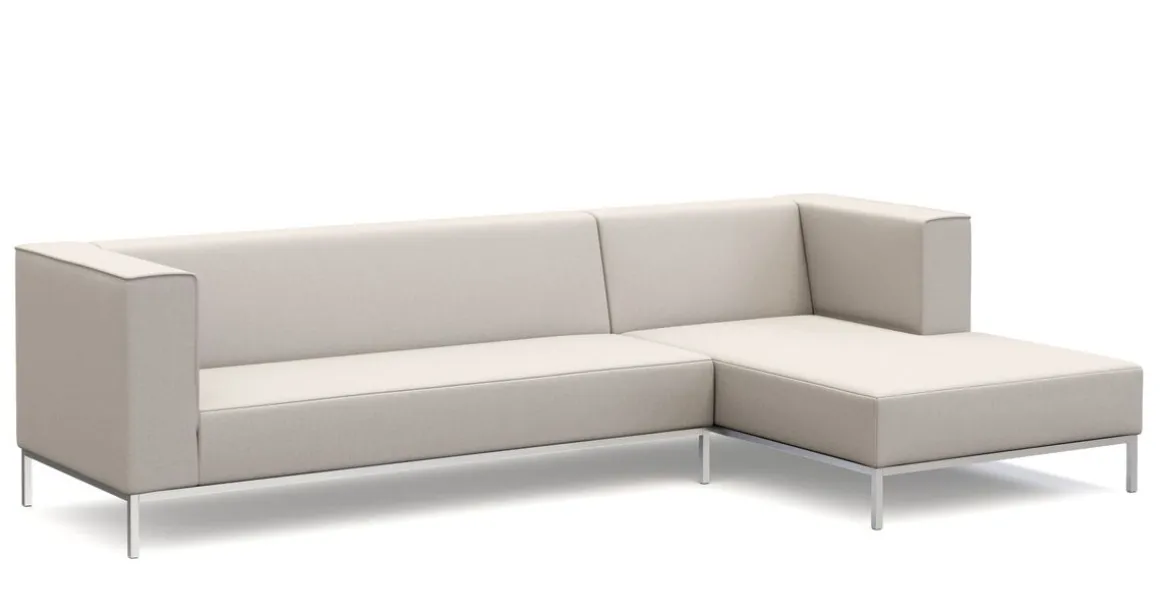 Ecksofa ALEXANDER rechts beige
