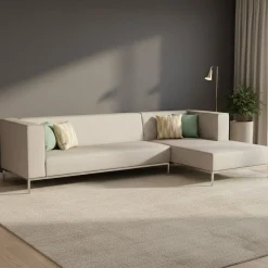 Ecksofa ALEXANDER rechts beige